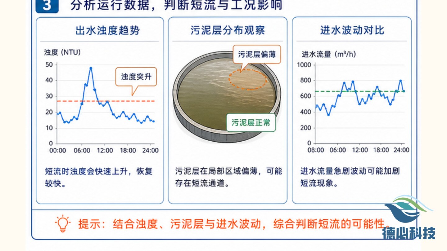 沉淀池短流疑似,先做示踪