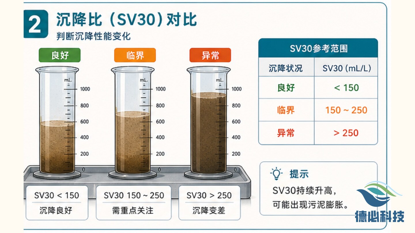 污泥膨胀苗头,先看沉降比