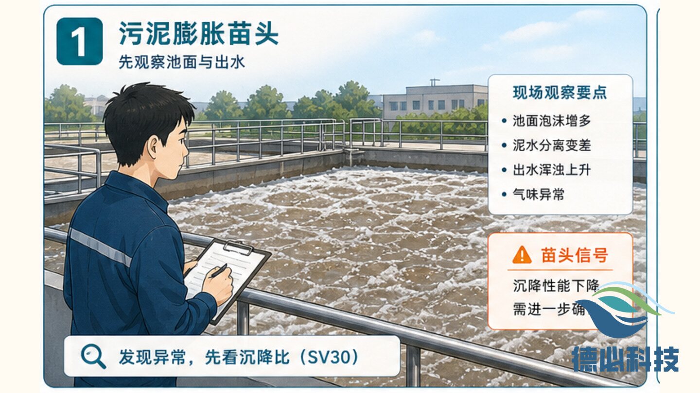 污泥膨胀苗头,先看沉降比