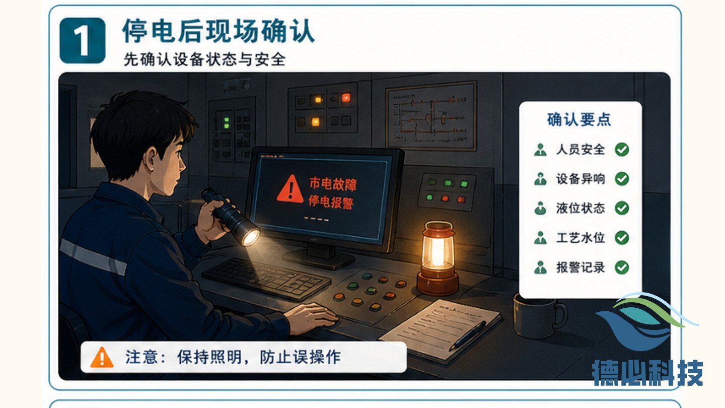 污水站停电后，先排恢复顺序