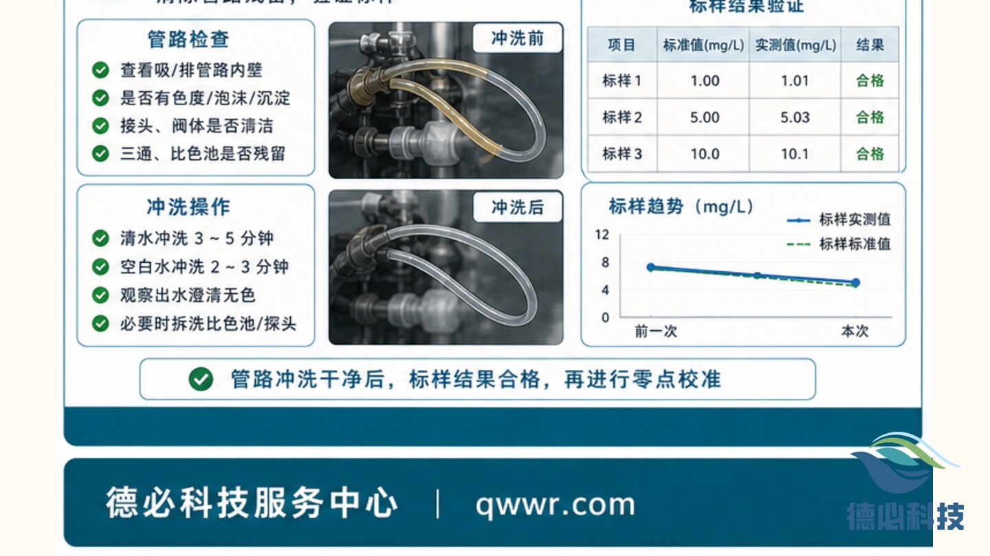 在线仪表零点漂移，先查空白水