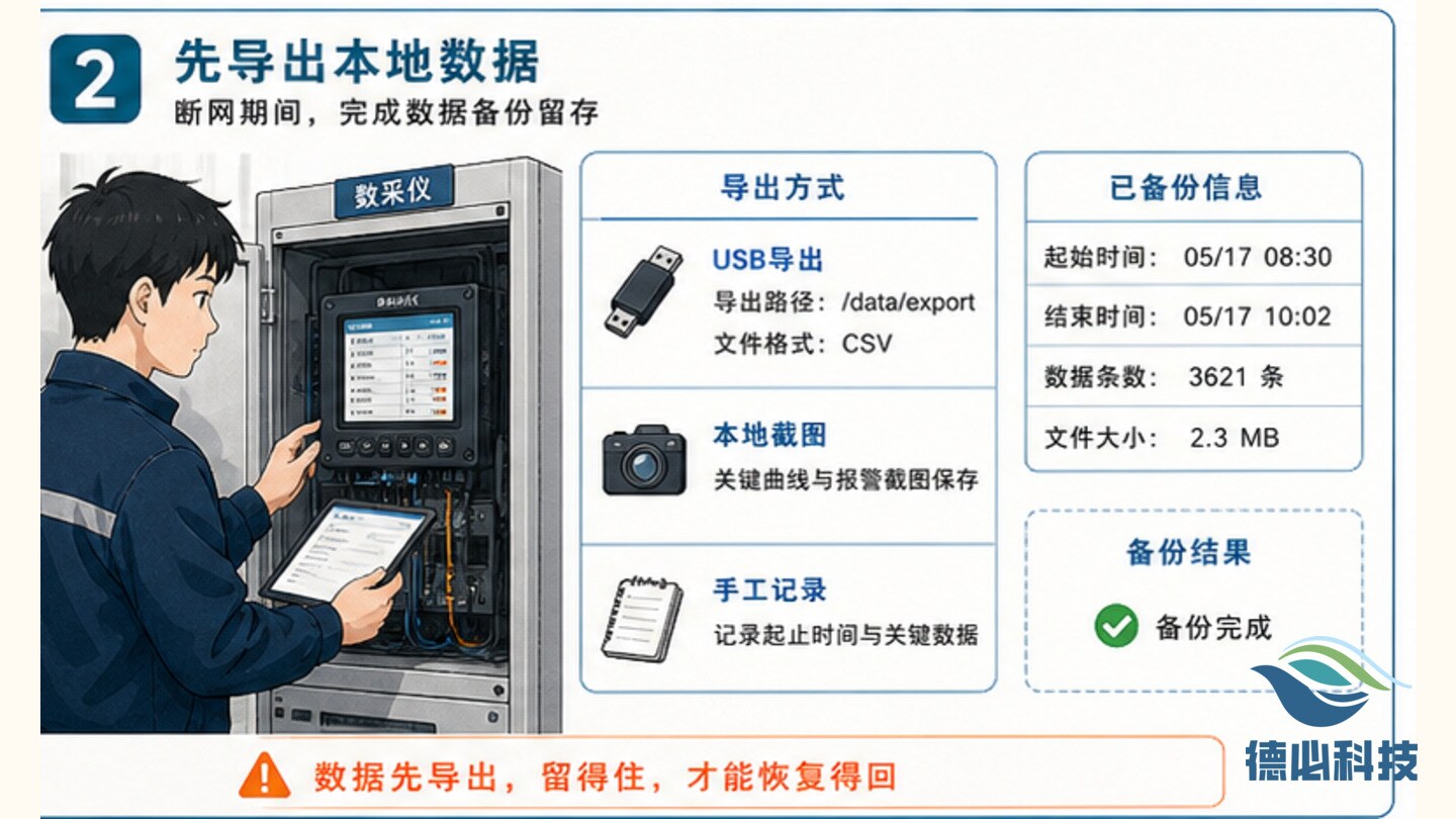 在线站房断网,先保本地数据