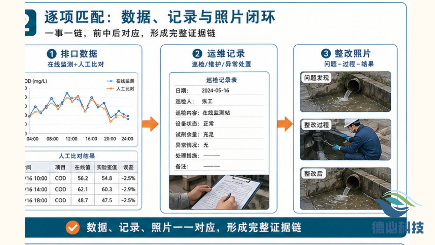 环保检查前,先核关键证据链