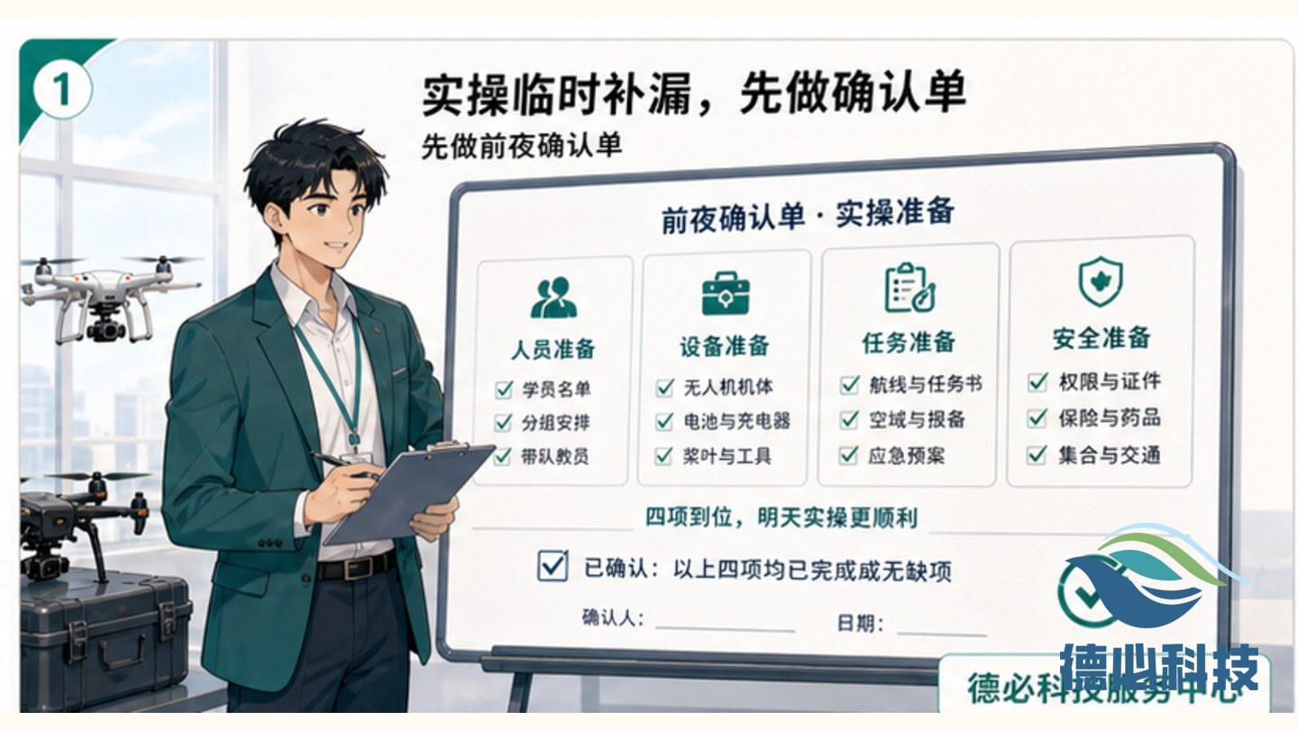 实操临时补漏,先做确认单