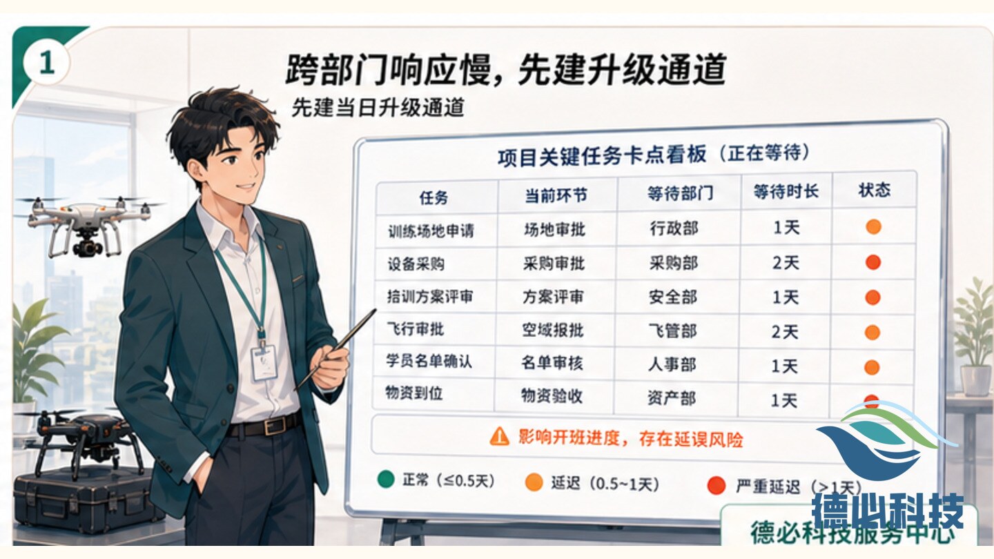 跨部门响应慢，先建升级通道
