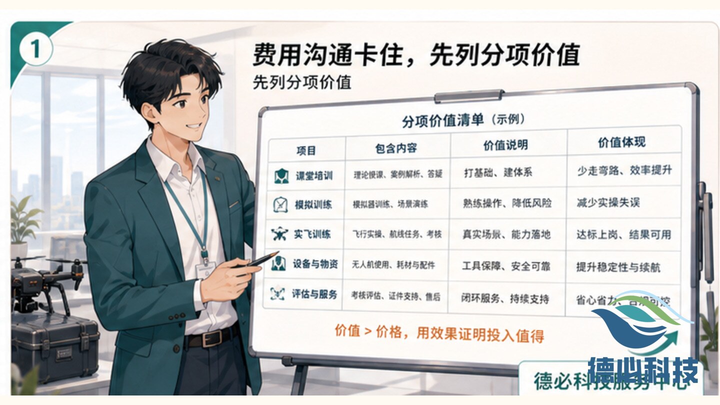 费用沟通卡住,先列分项价值