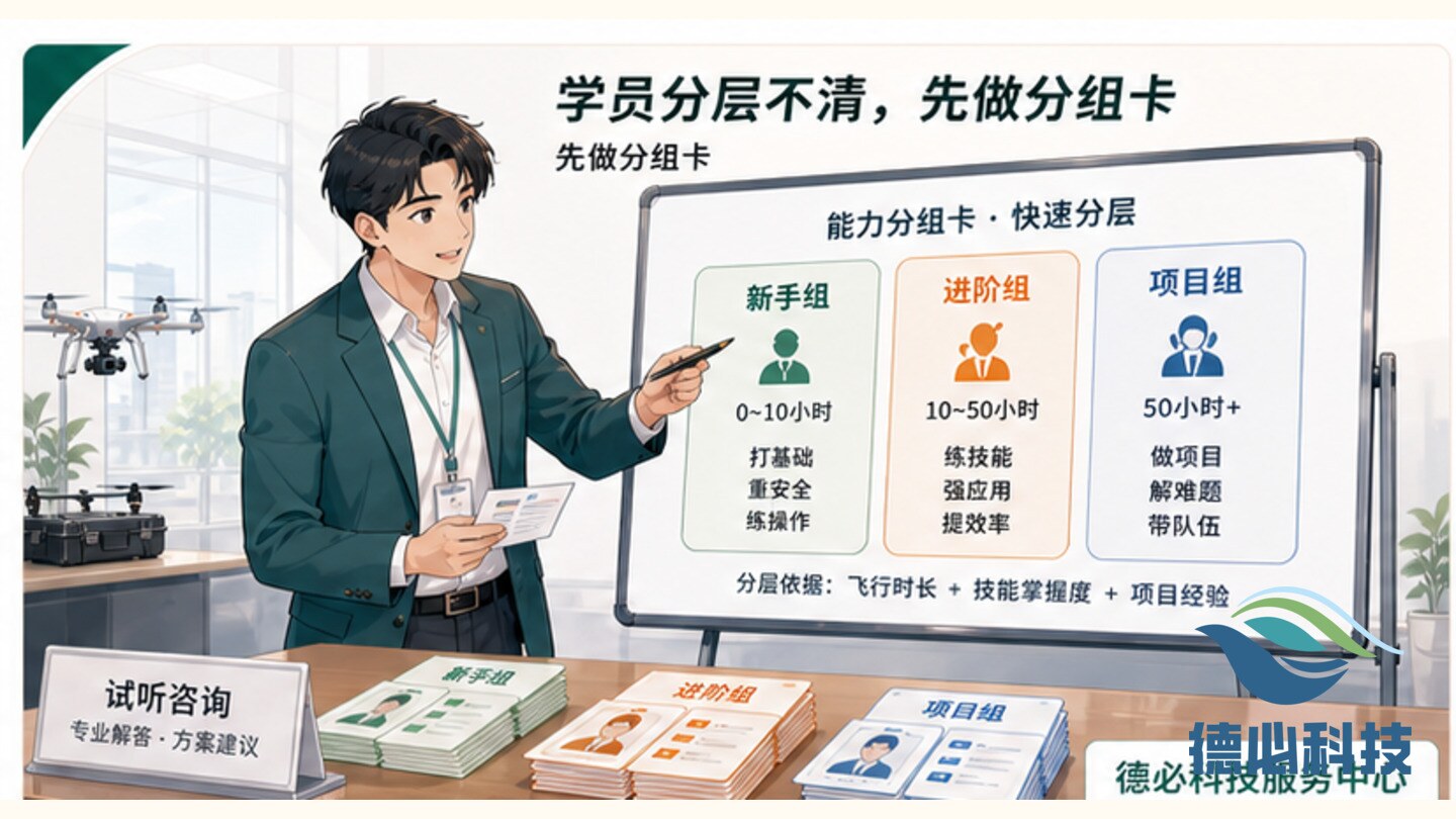 学员分层不清，先做分组卡