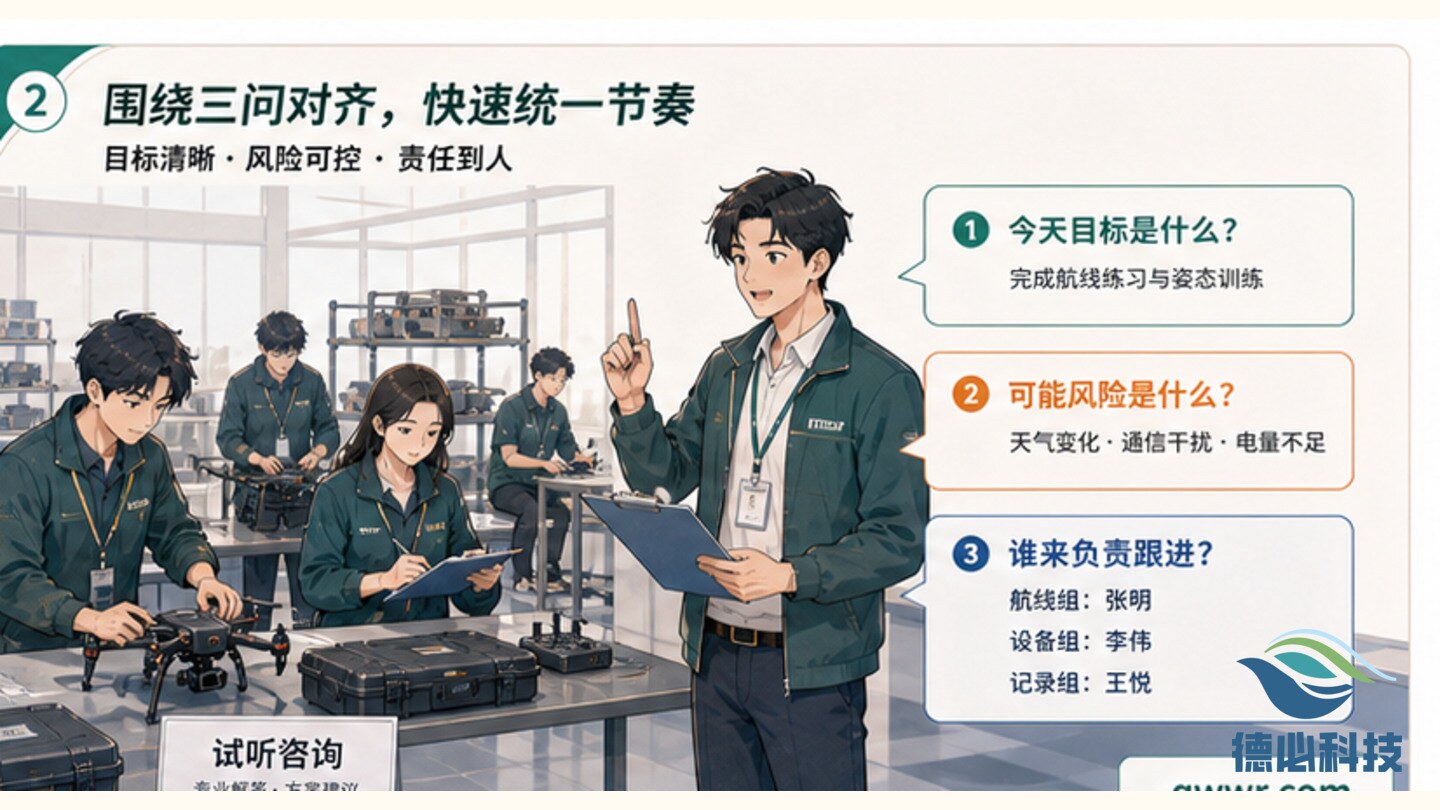 训练执行松散，先定晨会三问