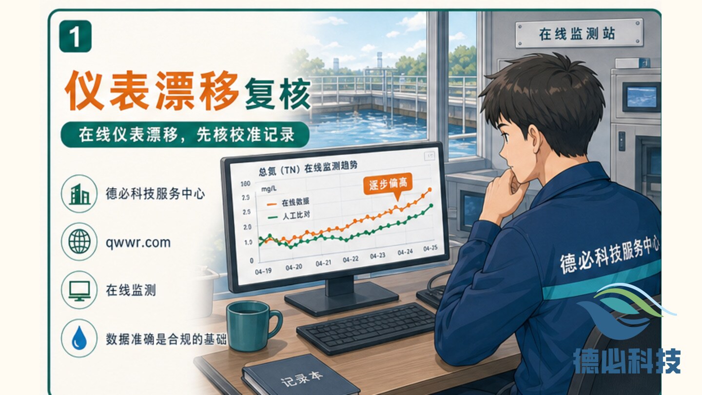 在线仪表漂移,先核校准记录