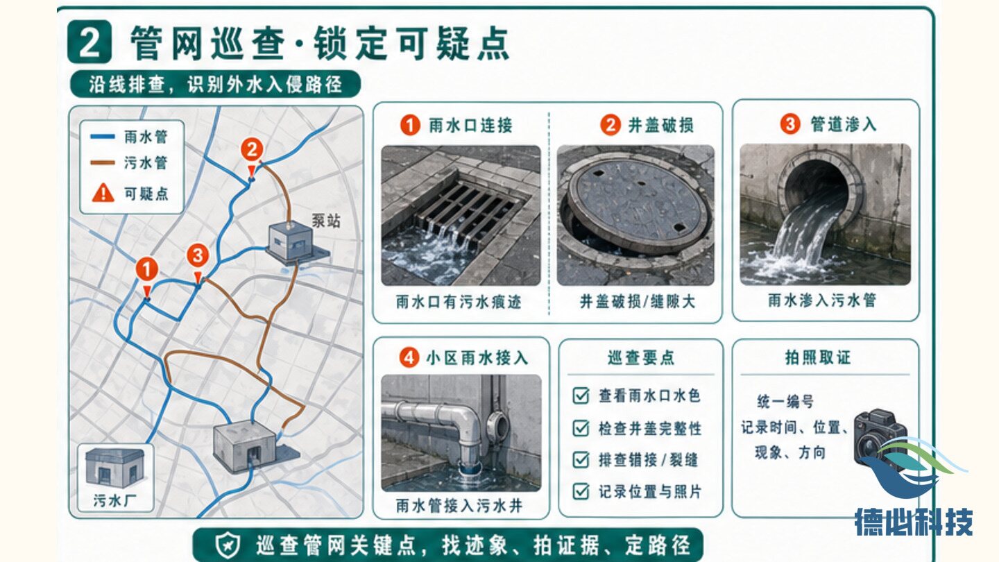 雨后进水变稀,先查混接