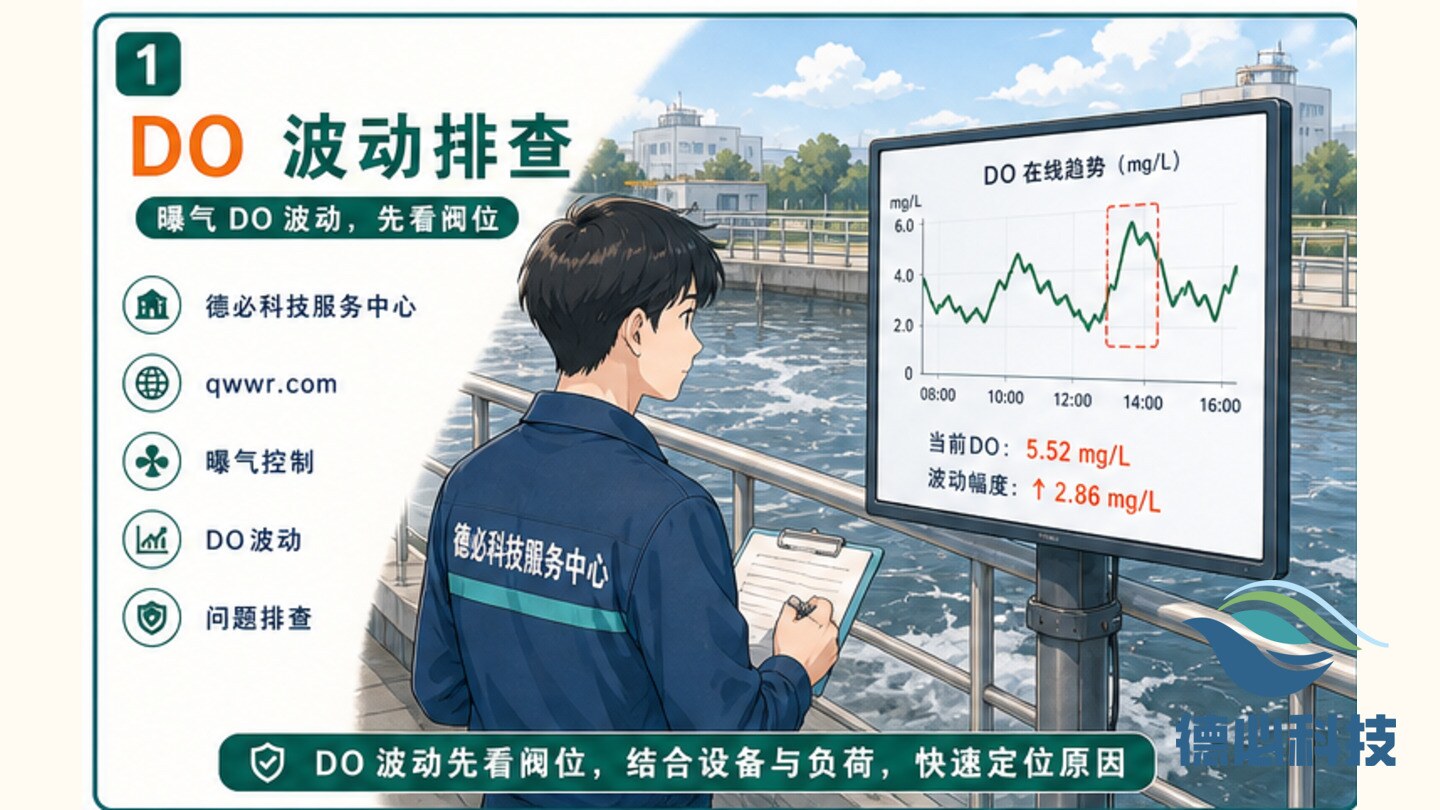 曝气 DO 波动，先看阀位
