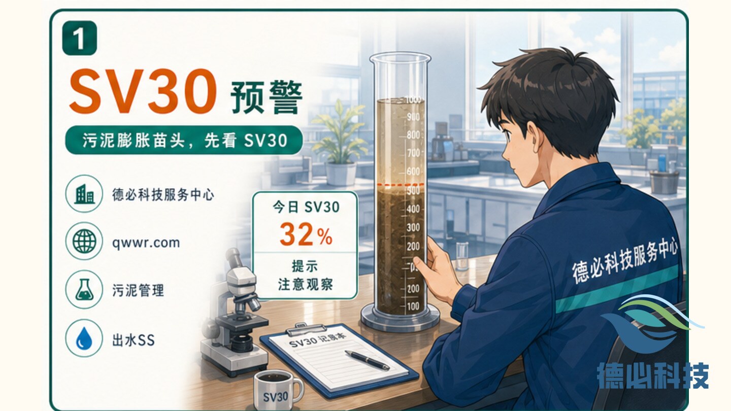 污泥膨胀苗头,先看 SV30