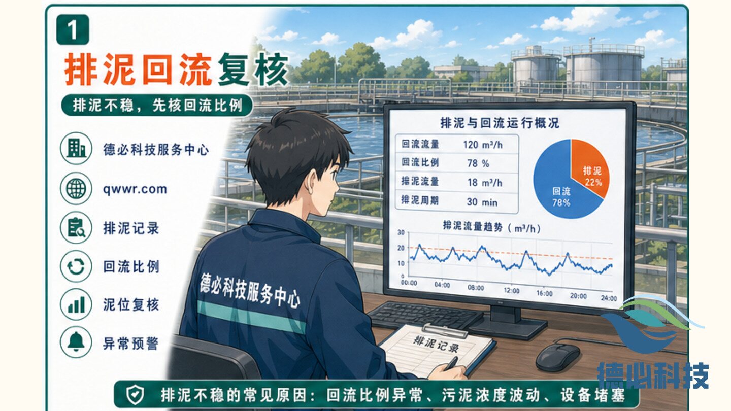 排泥不稳,先核回流比例