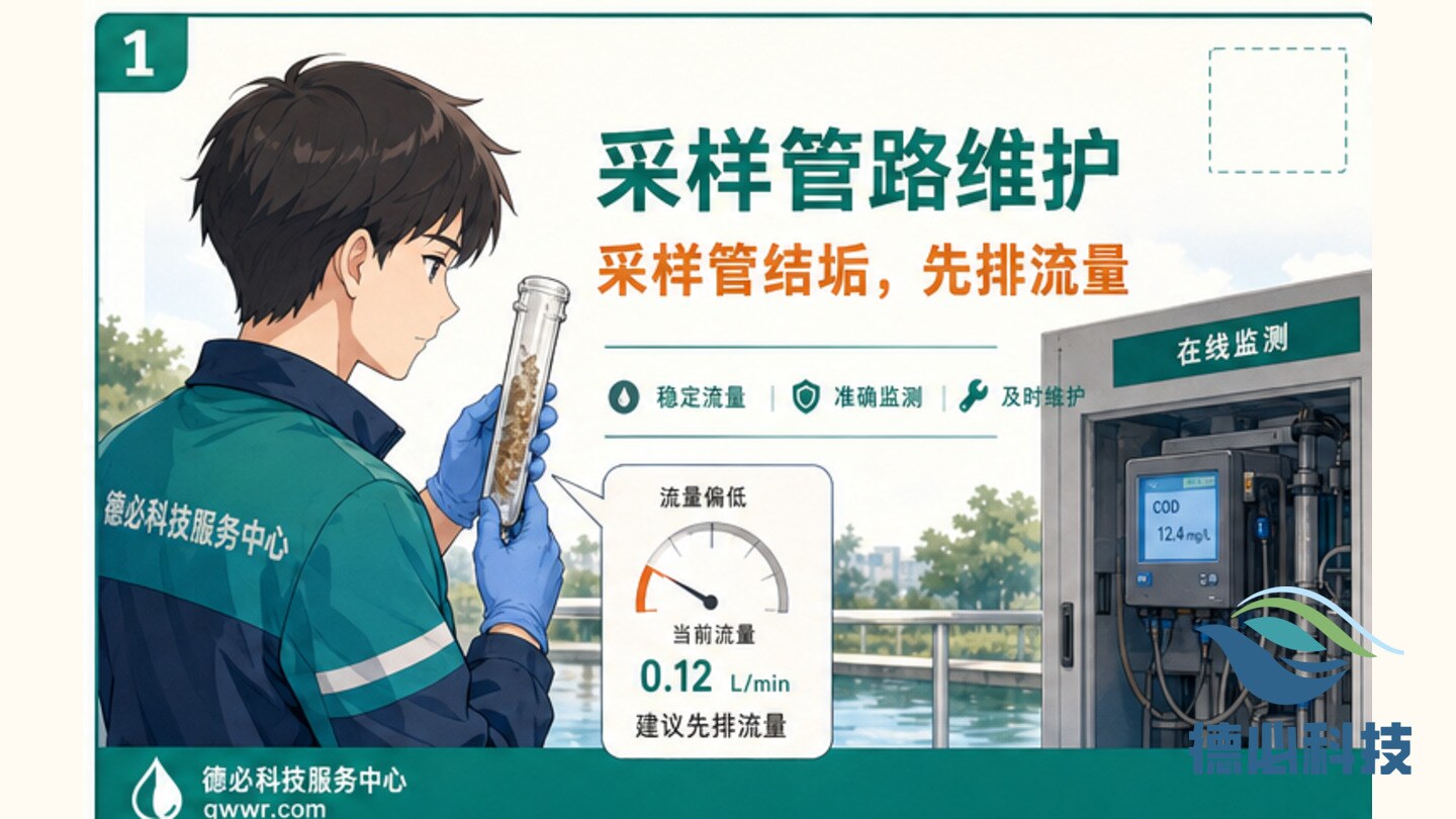 采样管结垢,先排流量