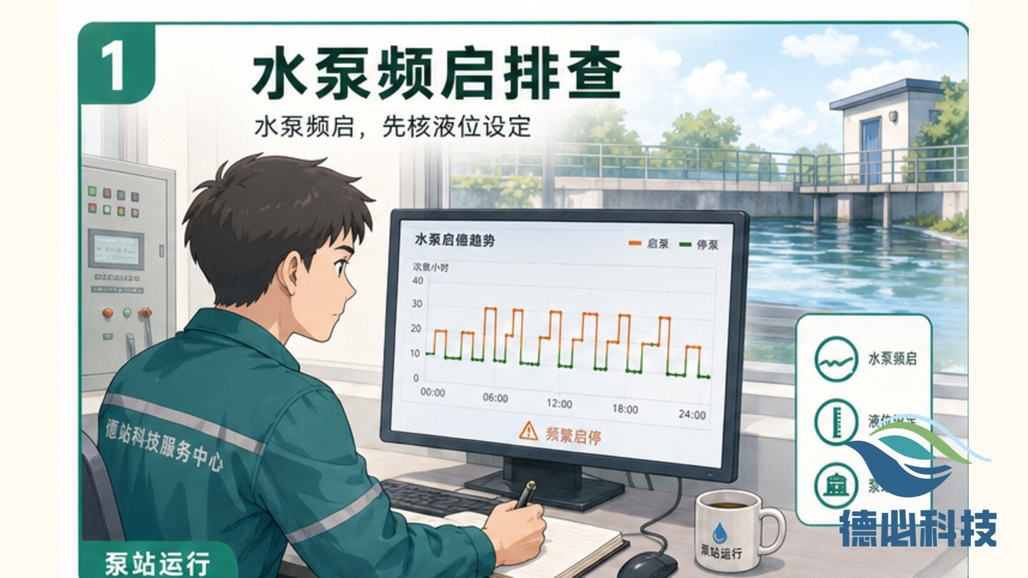 水泵频启,先核液位设定