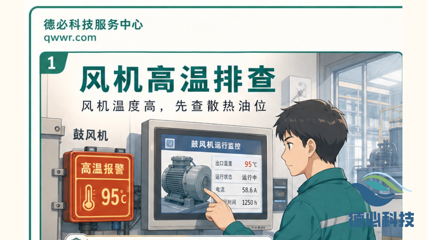 风机温度高,先查散热油位