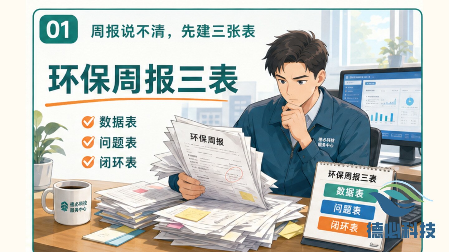 周报说不清,先建三张表
