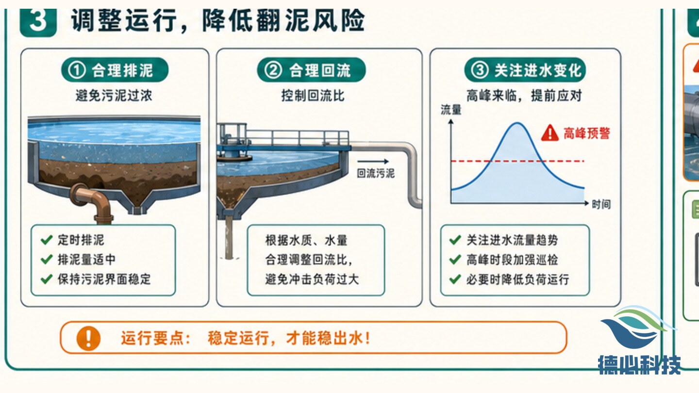 二沉池翻泥,先看表面负荷