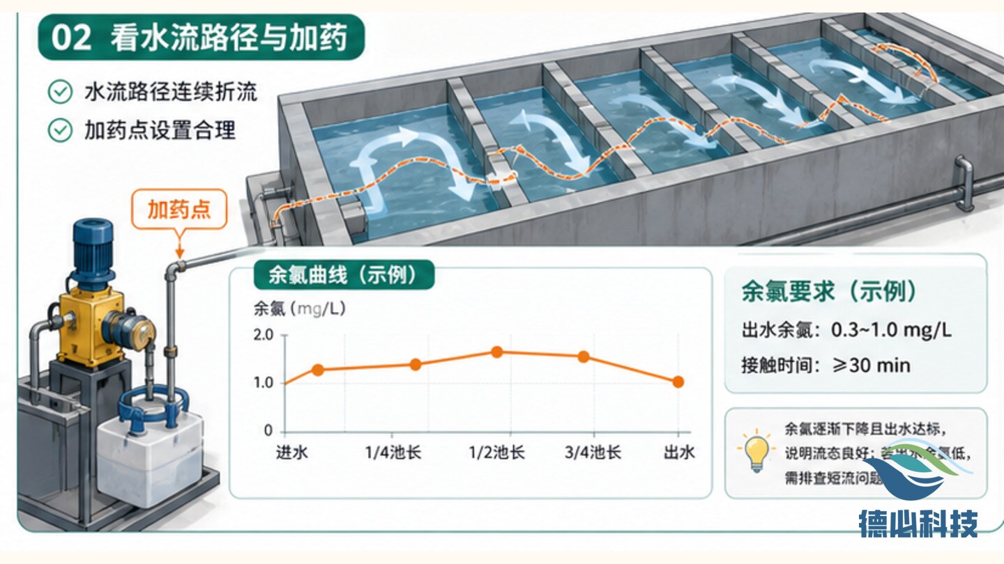 接触池短流,先看堰板水位