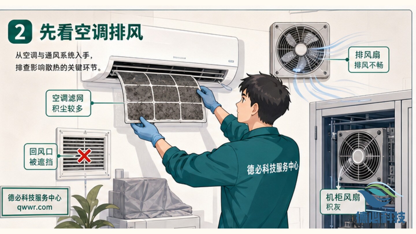 在线站房高温,先看空调排风