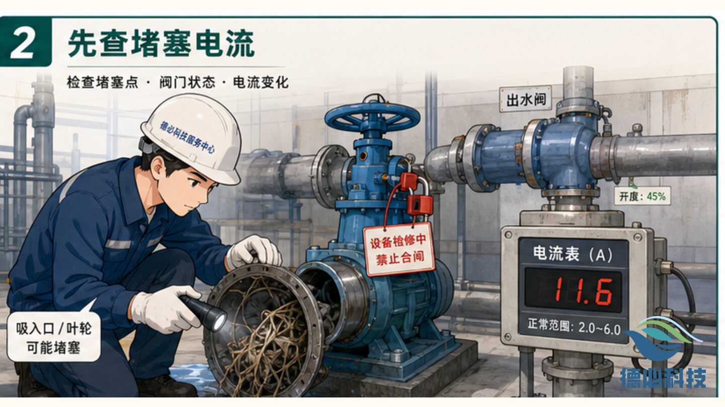 回流泵频繁跳停,先查堵塞电流
