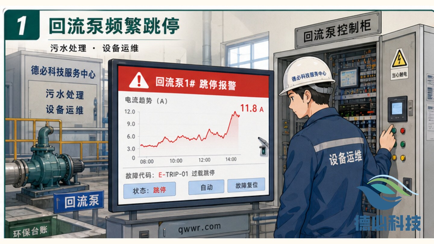 回流泵频繁跳停,先查堵塞电流