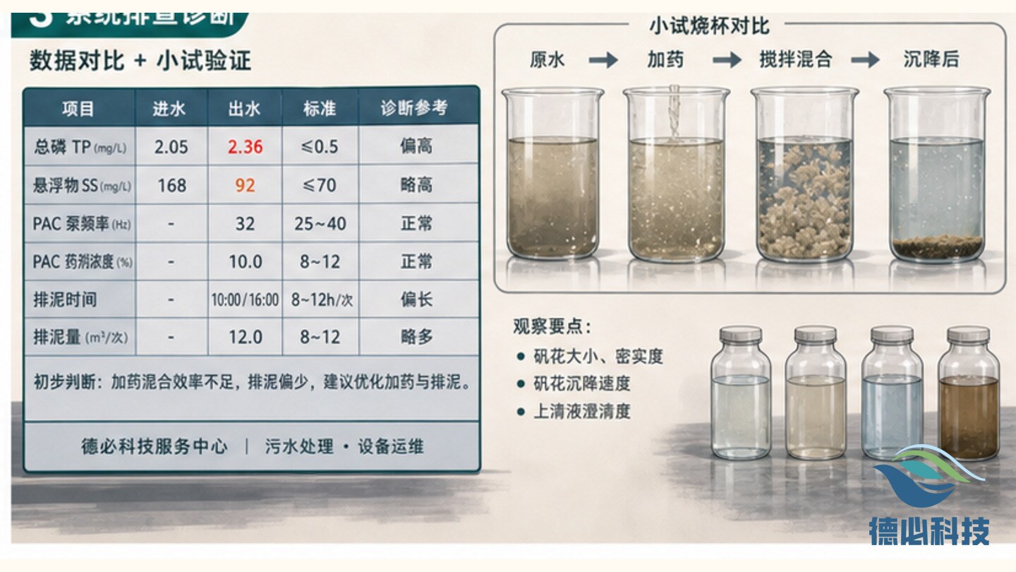 总磷突然偏高,先查加药混合