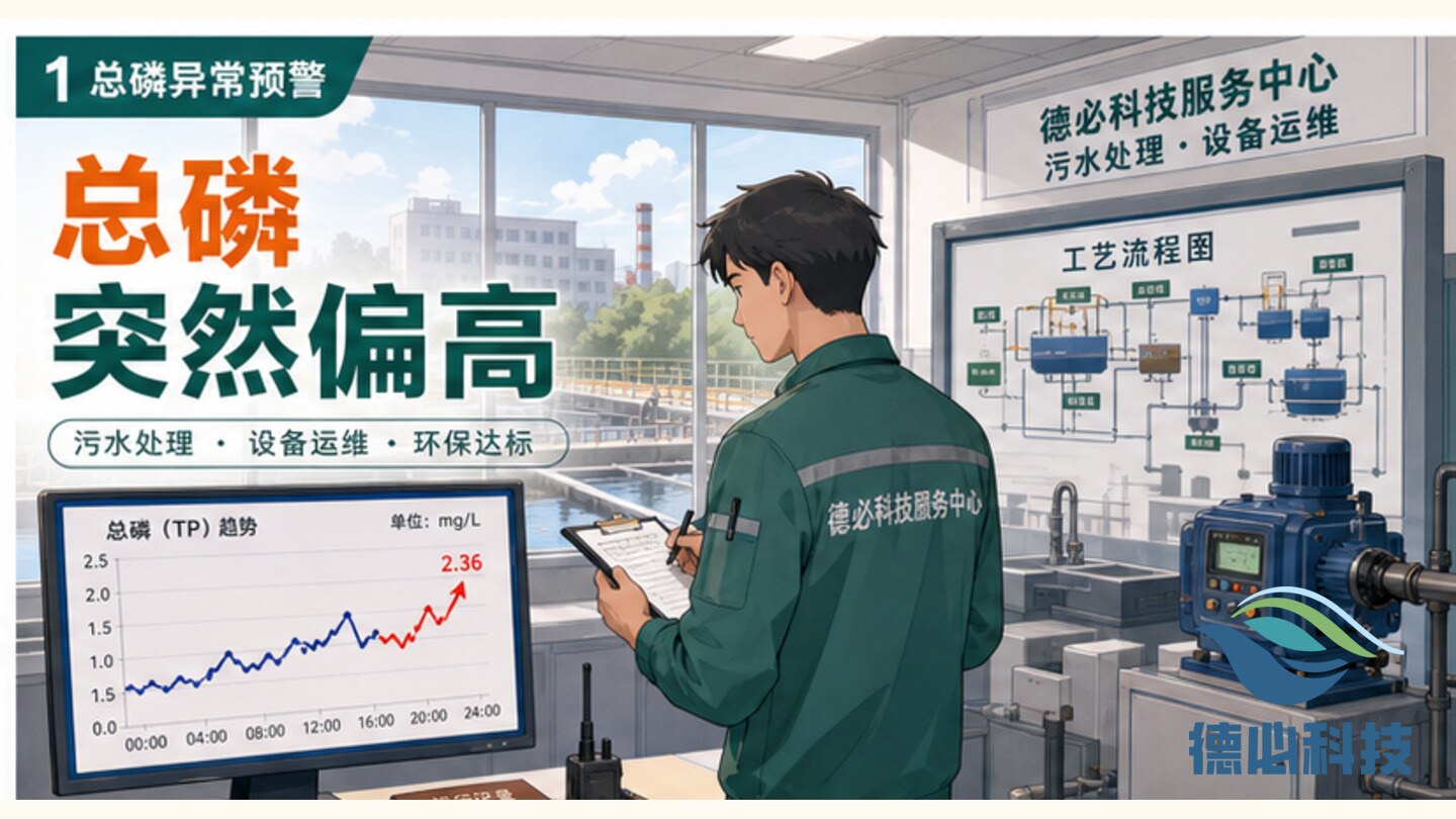 总磷突然偏高,先查加药混合