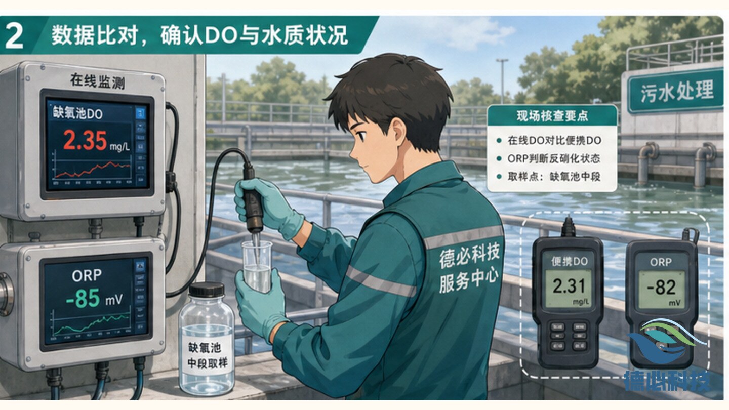 缺氧池DO偏高,先查内回流