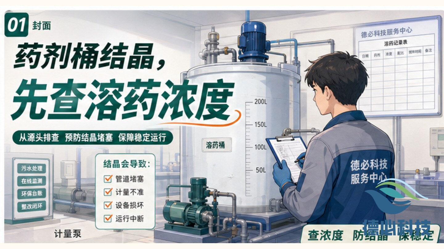 药剂桶结晶,先查溶药浓度