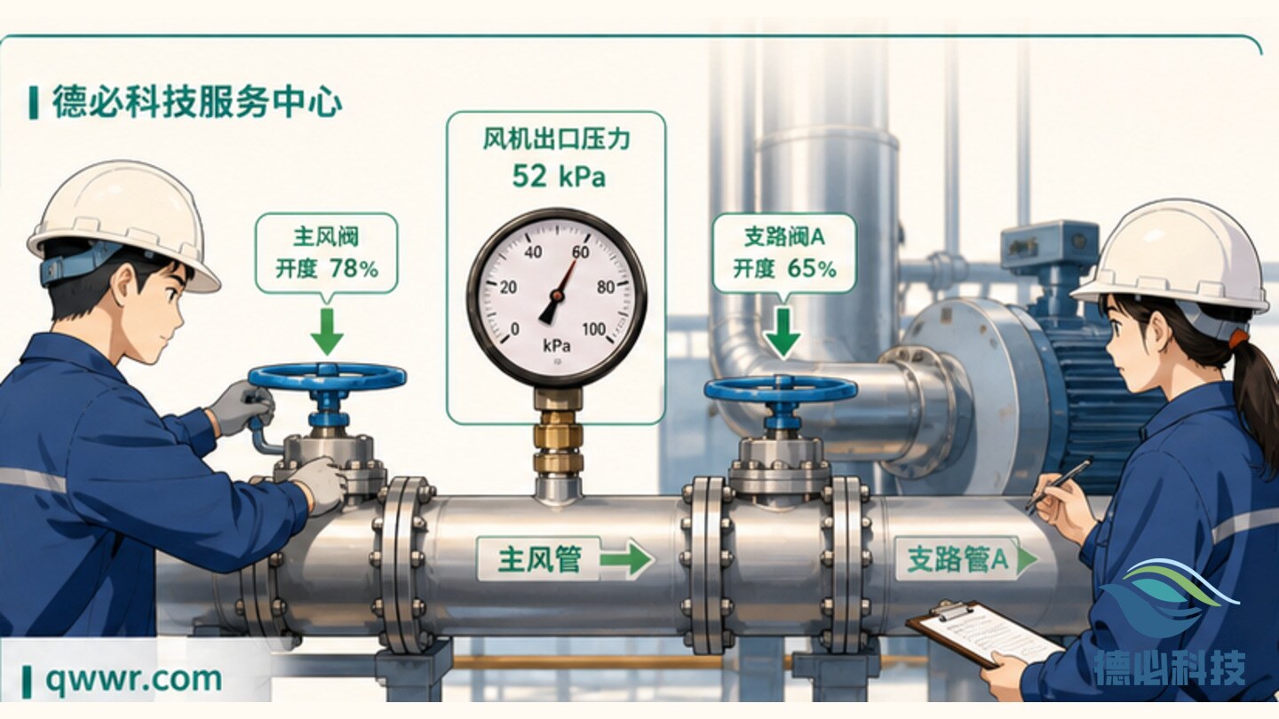 曝气风量忽高，先查阀门开度