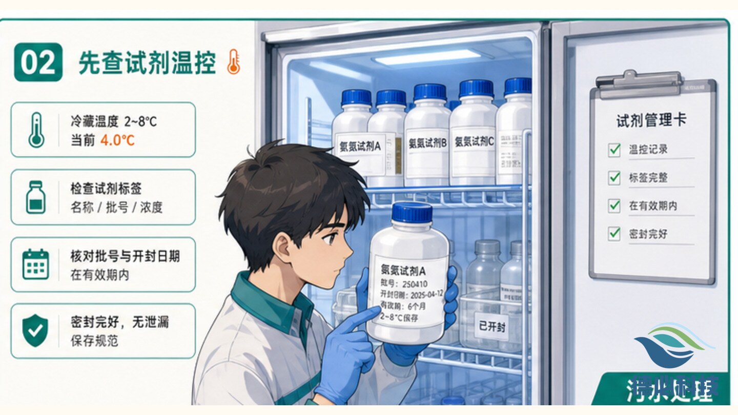 氨氮读数漂移,先查试剂温控