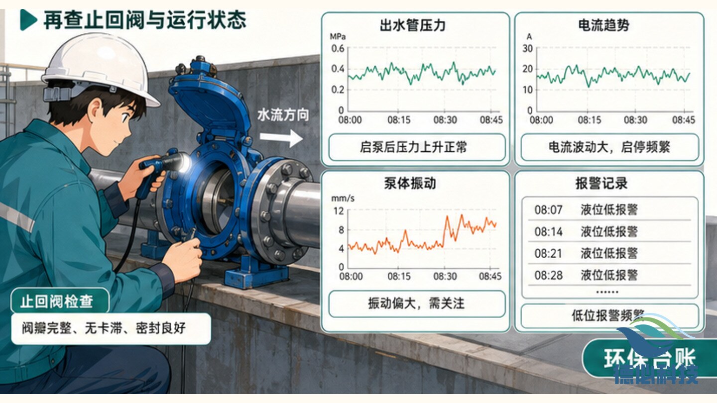 提升泵启停频繁,先查液位差