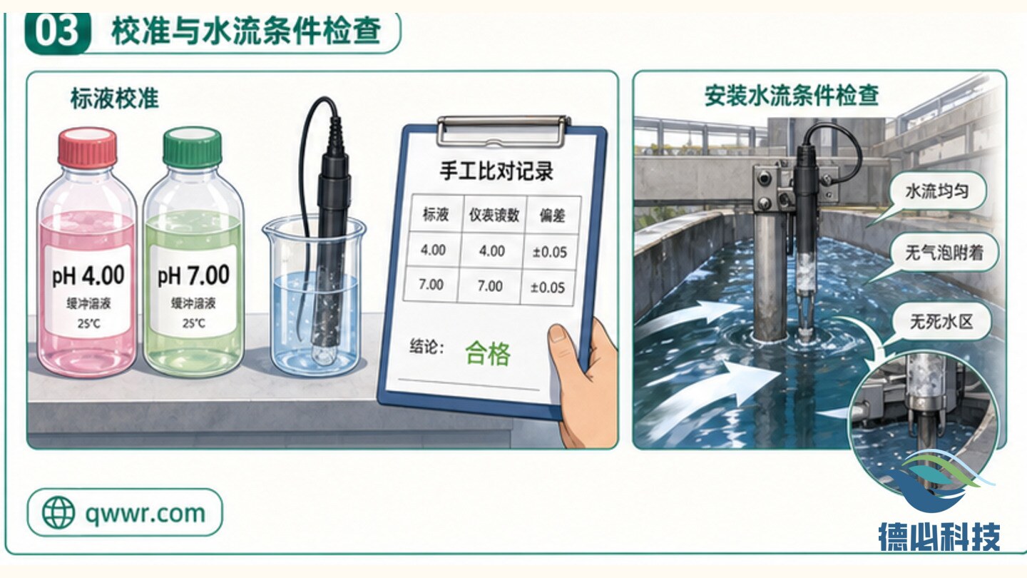 在线pH跳变,先查探头结垢