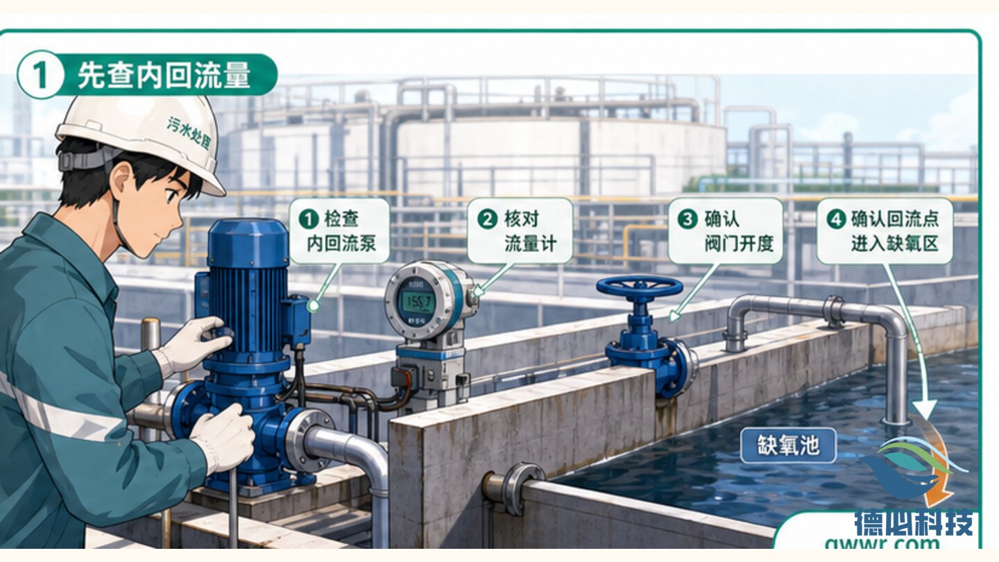 总氮降不下,先查内回流量