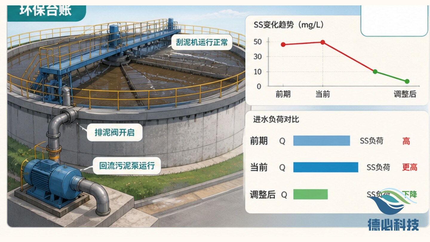 出水SS偏高,先查沉淀泥位