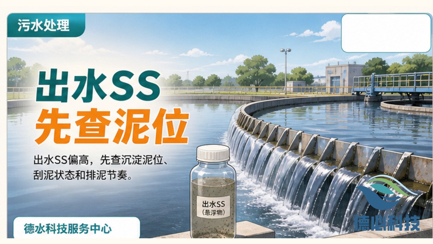 出水SS偏高,先查沉淀泥位