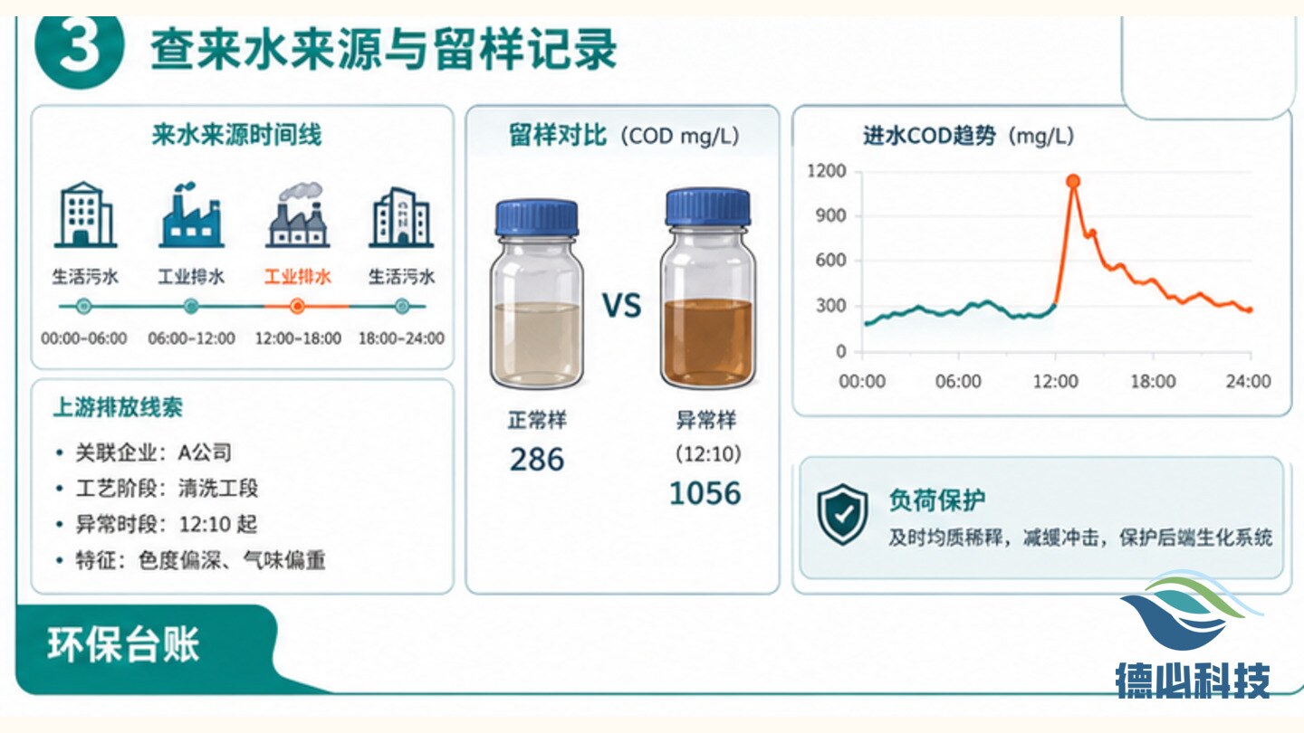 进水COD突升,先查调节池均质